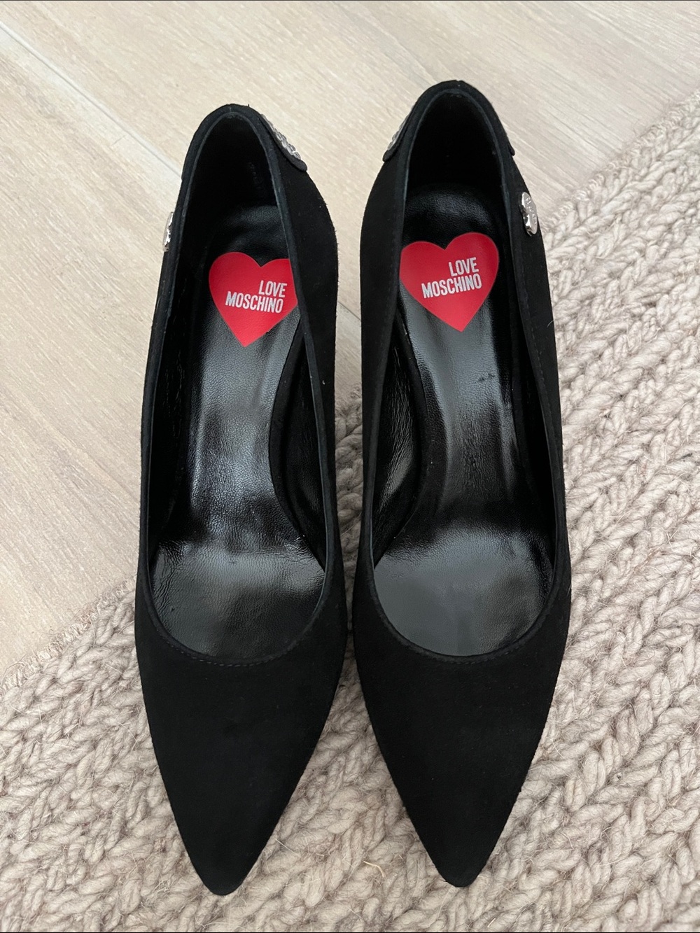 Moschino suede heels Size 36